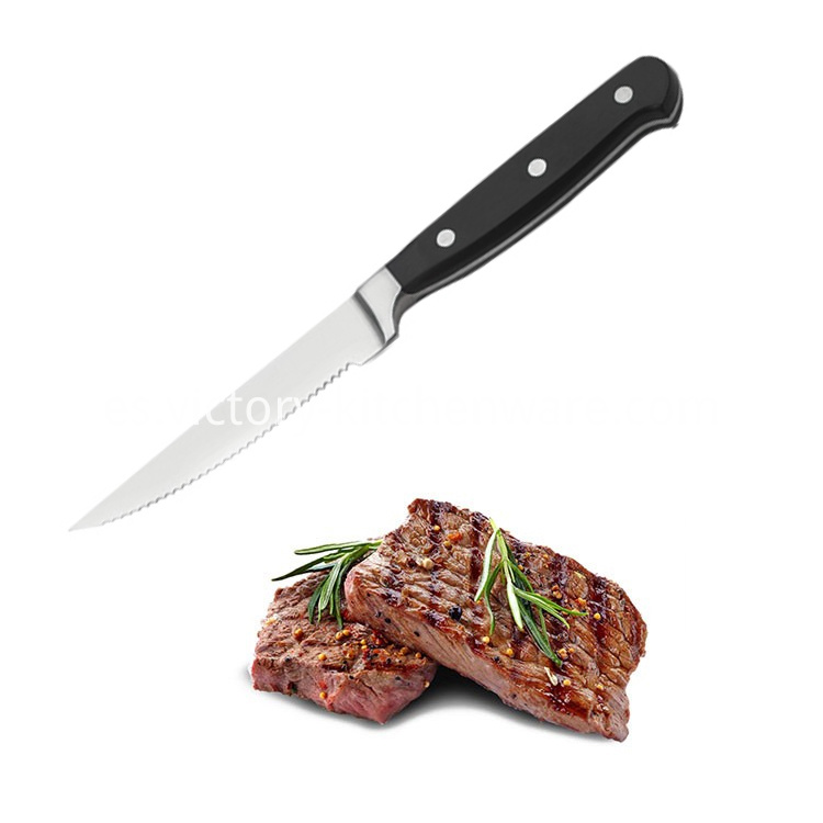 Cuchillo de carne forjado ABS ABS forged steak knife